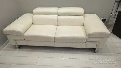 Divano Poltrone e Sofa’ 3 posti pelle