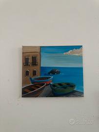 Quadro paesaggio marino