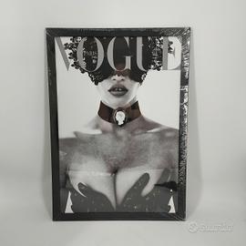 Quadro copertina vintage Vogue Lara Stone 50x70