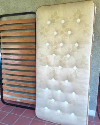 materasso e rete 90x180 