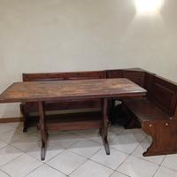 cassapanca con tavolo