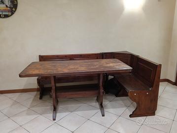 cassapanca con tavolo