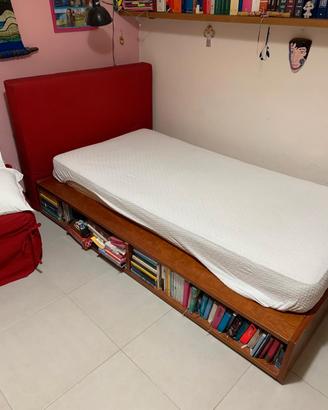Letto originale Flou contenitore con libreria 