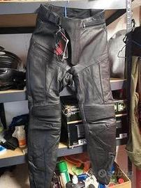 Pantalone moto in pelle