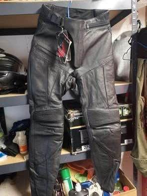 Pantalone moto in pelle