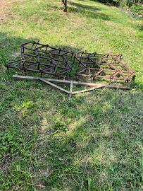 Erpice a denti fissi trainato