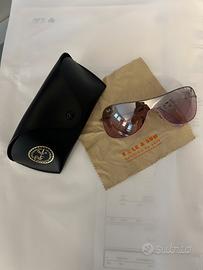 Occhiali  Ray ban con stecche rosa