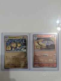 Pokemon Master Ball Holo – Galvantula & Lampent