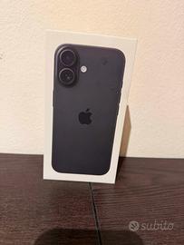 APPLE IPHONE 16 BLACK NUOVO ITALIANO