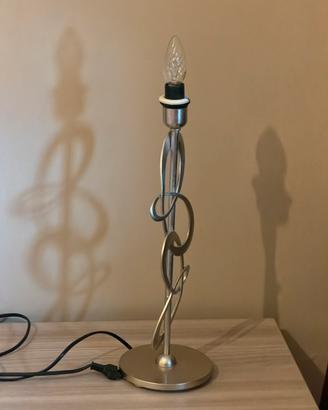 2 Lampade da tavolo design moderno metallo