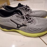 Scarpe running Mizuno uomo grigie/gialle tg. 43