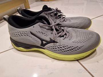 Scarpe running Mizuno uomo grigie/gialle tg. 43