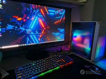 PC Gaming Fisso, Rx580 8 GB, 16 GB RAM, 1250 SSD