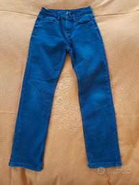 Pantalone tipo jeans 5 tasche, bambino 10 anni