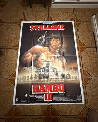 Rambo 3 Manifesto Cinema 1988