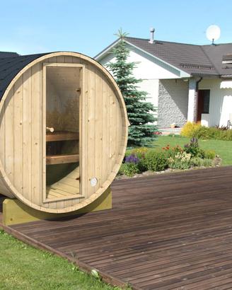 sauna in legno per 2 persone