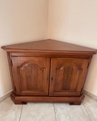 Angoliera in legno massello