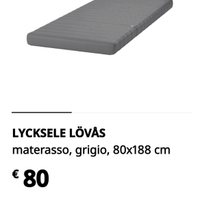 Materrasso per poltrona letto ikea lycksele
