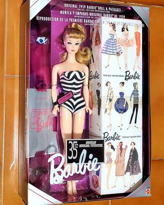 Riproduzione della prima Barbie per i 35 anni