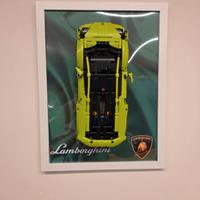 quadro per lego lamborghini 