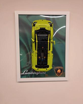 quadro per lego lamborghini 