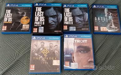 Playstation 4 Set 5 Giochi Esclusive Sony (TLOU2)