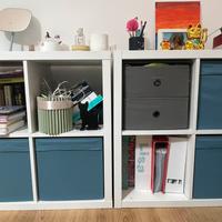 scaffali bianchi kallax ikea  77x77