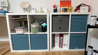 scaffali bianchi kallax ikea  77x77