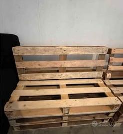 Panca in pallet da giardino
