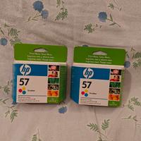 X2 HP 57 cartucce tricolor sigillate