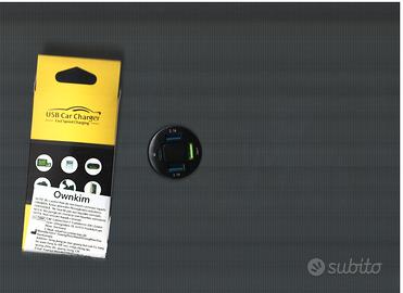 Caricabatteria USB cellulari e GPS da auto