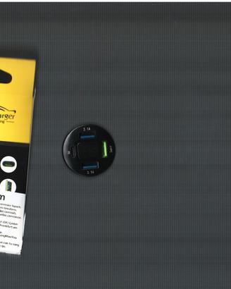 Caricabatteria USB cellulari e GPS da auto