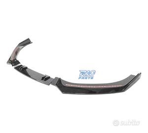 SPOILER LIP PER AUDI A4 B9 16- LOOK RS4 NERO