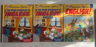 3 libri inglese per bambini Geronimo Stilton