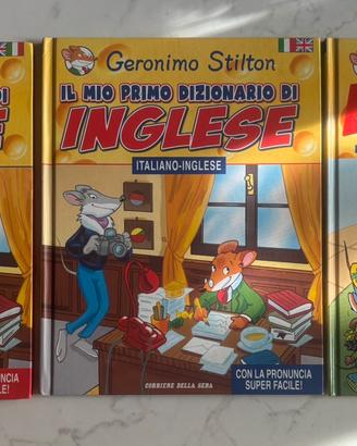 3 libri inglese per bambini Geronimo Stilton