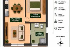 Sori bilo ristrutturato e arredato con balcone
