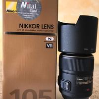 Obiettivo AFS NIKKOR 105mm 1:2,8 G-ED