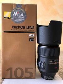 Obiettivo AFS NIKKOR 105mm 1:2,8 G-ED