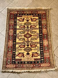 Tappeto Kazak Ghazni Uzbekistan. 113 × 82 cm