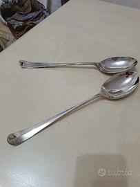 N.2 cucchiai da portata in Silver Plated