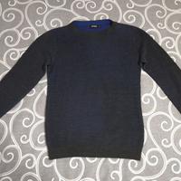Pullover Antony Morato (M) blu/grigio Slim Lana