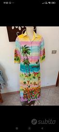 Vestito lungo/copricostume Chamisier PIN- UP tropi