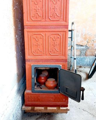 stufa terracotta