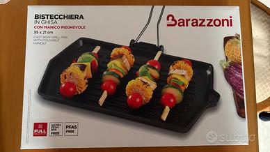 BISTECCHIERA IN GHISA BARAZZONI 35X21 NUOVA