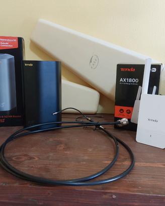 Router Tenda 5G03 + Antenne Kaser + Extender wifi