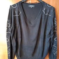 Maglione Desigual scollo a V