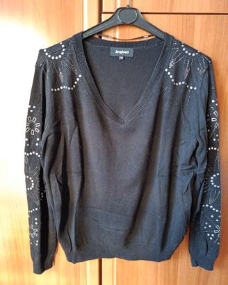 Maglione Desigual scollo a V