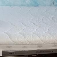 Wenatex materasso + rete elettrica ortopedica x2