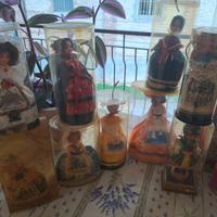 17 bambole regione folklore souvenir Italia e non