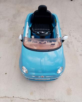 Auto fiat 500 elettrica per bambini